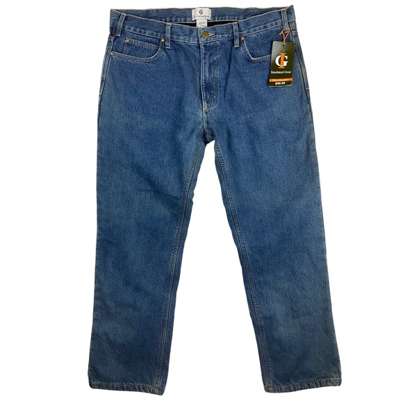 Insulated Gear Other - Insulated Gear Mens Jeans 40x32 (fits 40x31) Blue Fleece Lined Denim Work Pants